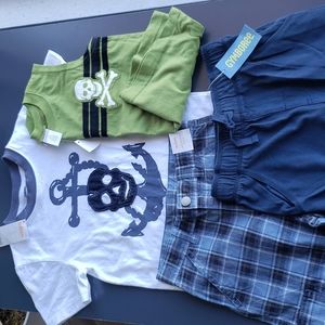 Gymboree Boys Short & T Shirt  Lot NWT Size 5 6